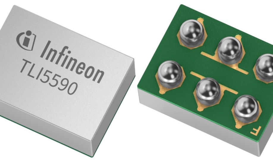 Infineon's XENSIV TLI5590-A6W TMR sensor.