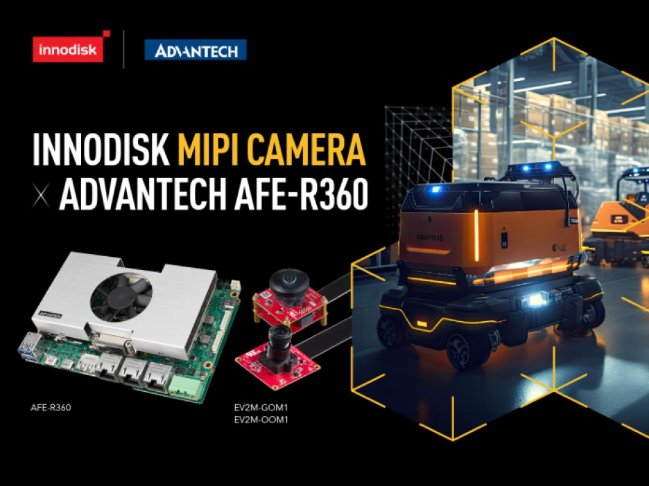 Innodisk and Advantech develop advanced MIPI camera modules for AMRs.