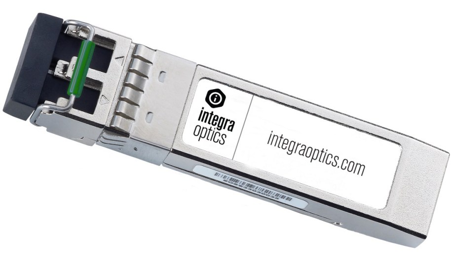 Integra Optics' 10G SFP+ transceiver.