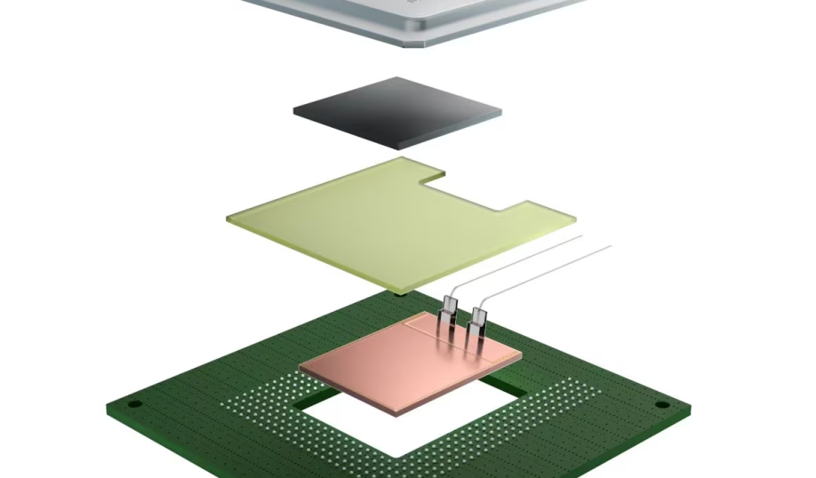 Lightelligence's cutaway of a photonic network-on-chip.
