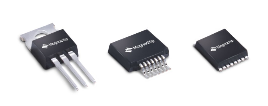 Package types of Magnachip's third-generation 200-V MOSFETs.