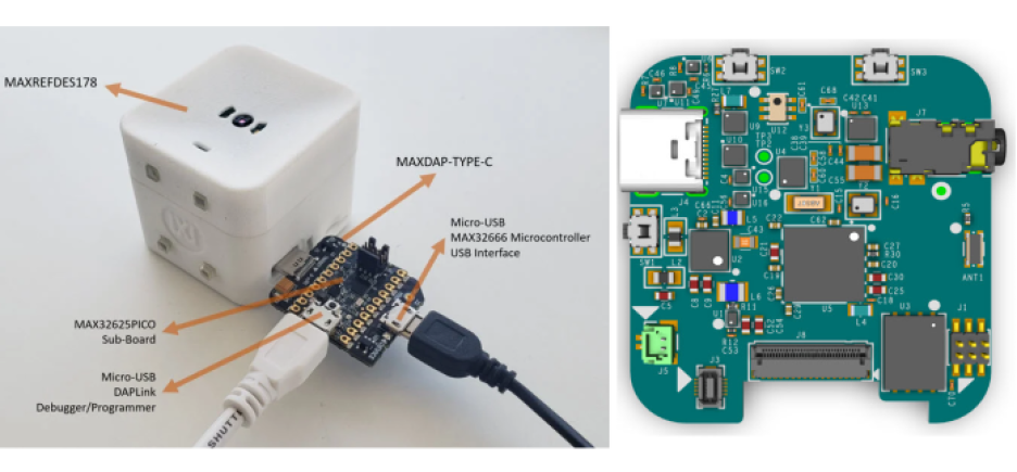 Maxim Integrated MAXREFDES178 camera cube reference design board