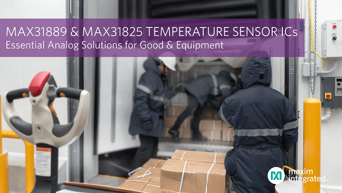 Maxim Integrated temperature sensors