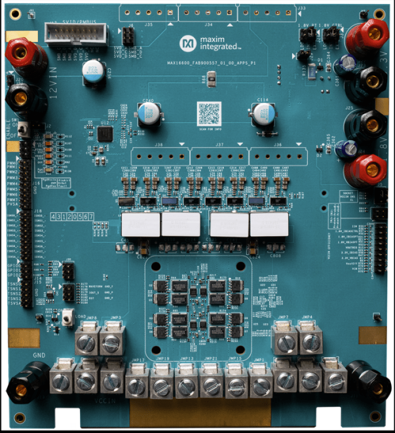 MAX16602CL8EVKIT evaluation kit board