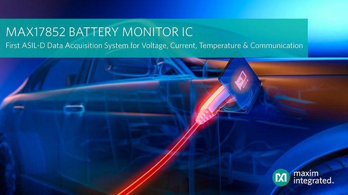 Maxim Integrated MAX17852 battery monitor IC