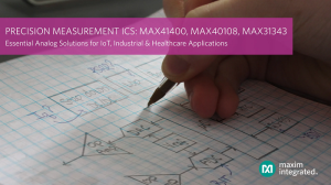 Maxim precision measurement ICs