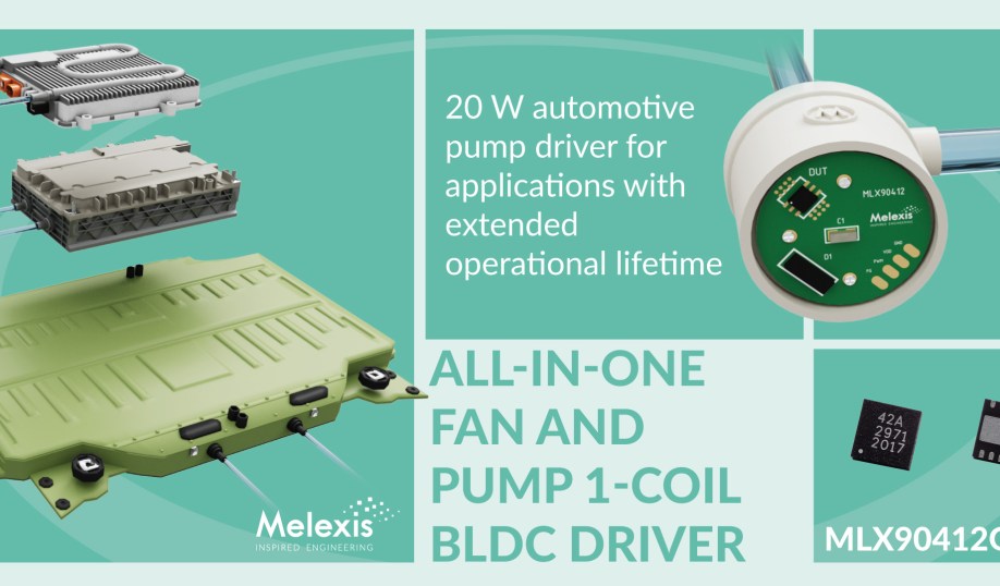 Melexis MLX90412GLW automotive pump/fan driver IC