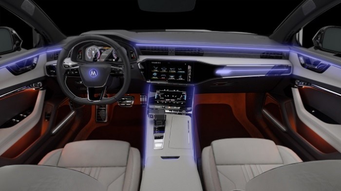 Melexis RGB-LED driver for car interior lighting
