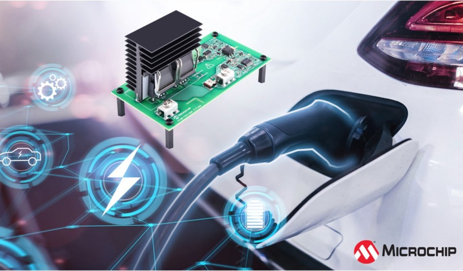 Microchip's E-Fuse demonstrator board for circuit protection in EVs and HEVs.