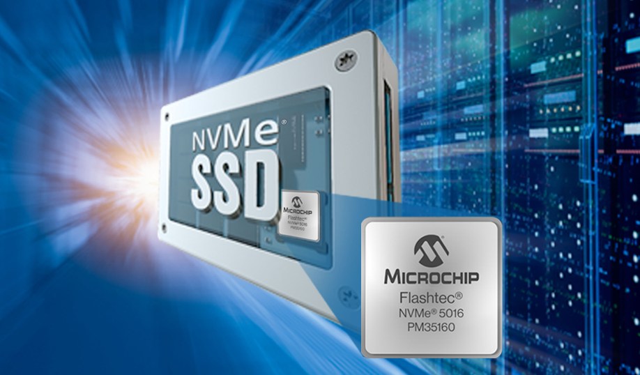 Microchip's  Flashtec NVMe 5016 SSD controller.