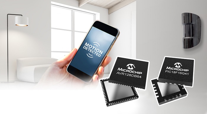 Microchip PIC and AVR microcontrollers with integrated analog capability