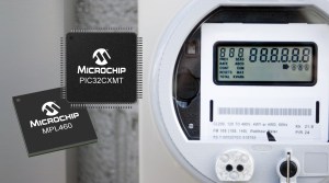 Microchip's PIC32CXMT 32-bit MCU family for smart meters.