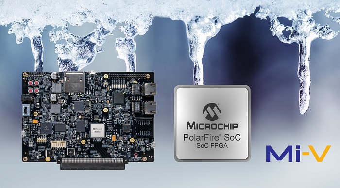 Microchip Icicle development kit for PolarFire SoC FPGA
