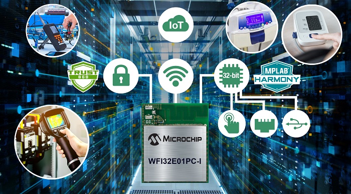 Microchip Wi-Fi MCU module apps