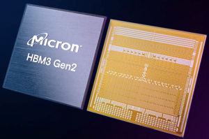 Micron's 8-high 24-GB HBM3 Gen2 memory.