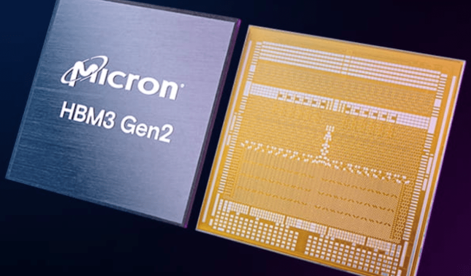 Micron's 8-high 24-GB HBM3 Gen2 memory.