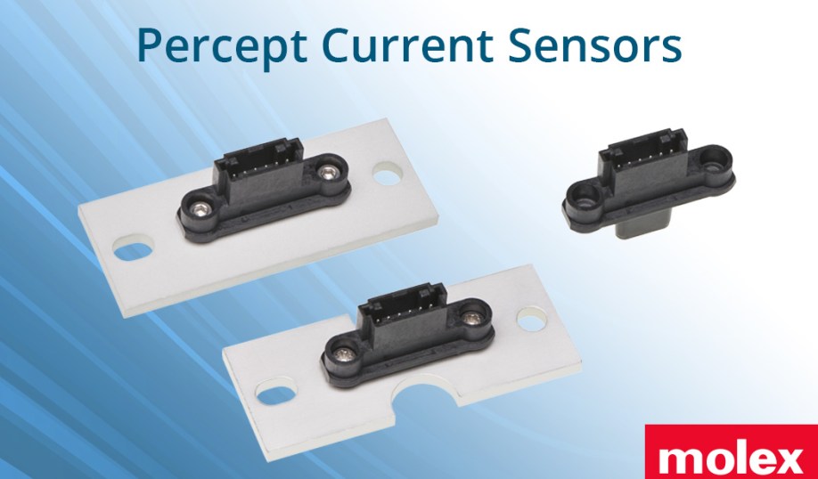 Molex Percept busbar current sensors for industrial and automotive applications.