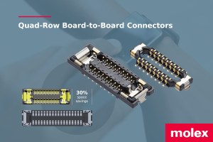 Molex's quad-row board-to-board connectors.