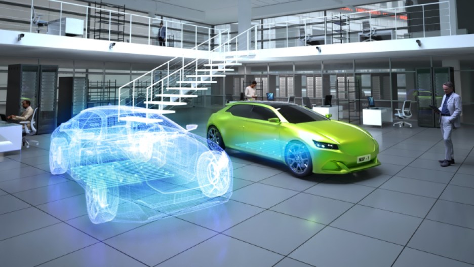 NXP's AI-powered, cloud-connected battery management system digital twin solution for electric vehicles.