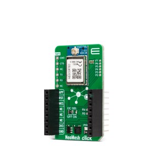 MikroElektronika (Mikroe) and NeoCortec offer Click boards for wireless mesh network applications.