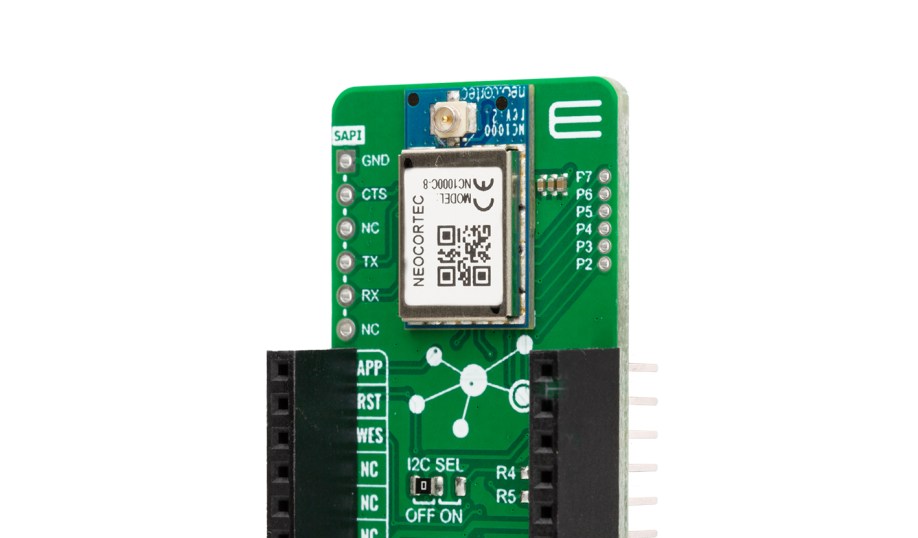 MikroElektronika (Mikroe) and NeoCortec offer Click boards for wireless mesh network applications.