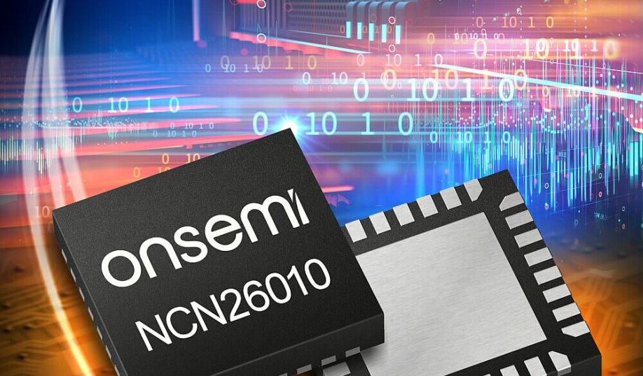 Onsemi's NCN26010 industrial 10BASE-T1S Ethernet controller.