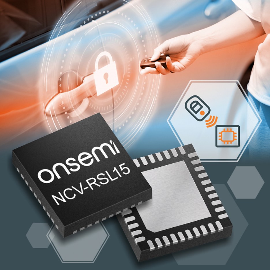 Onsemi’s NCV-RSL15 automotive MCU.