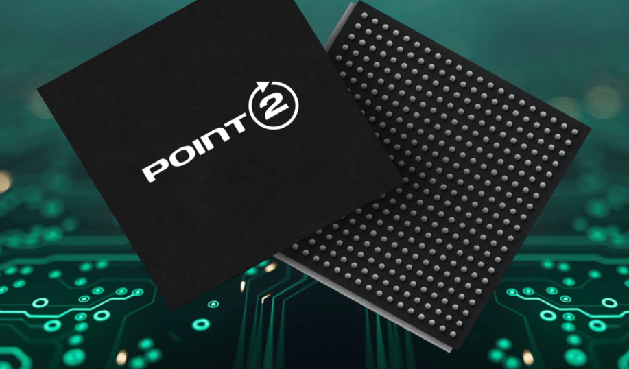 Point2 Technology's 112G mixed-signal SoC for data centers.