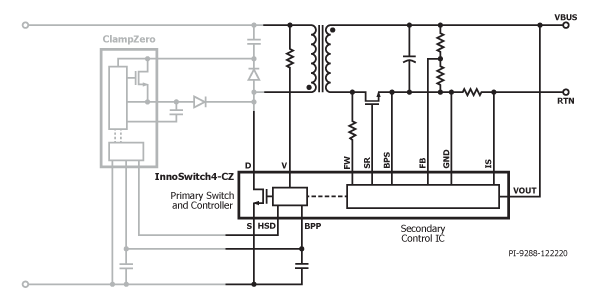 Power Integrations InnoSwitch4-CZ schematic