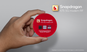 Qualcomm’s Snapdragon X75 modem-RF system.