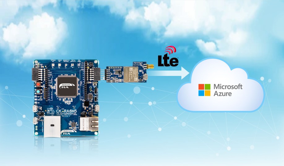 Renesas Azure-certified CK-RA6M5 and CK-RX65N cellular-to-cloud development kits.