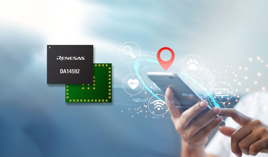 Renesas' DA14592 BLE SoC.