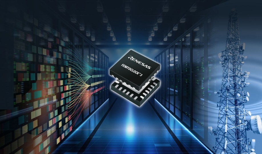 Renesas'  FemtoClock 3 timing solution portfolio for data centers.