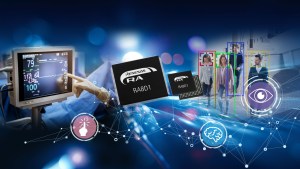 Renesas' RA8D1 microcontrollers for graphic displays and multimodal AI applications.