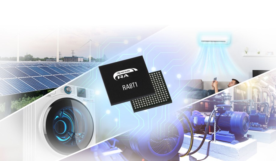 Renesas' RA8T1 group of 32-bit low-power MCUs.