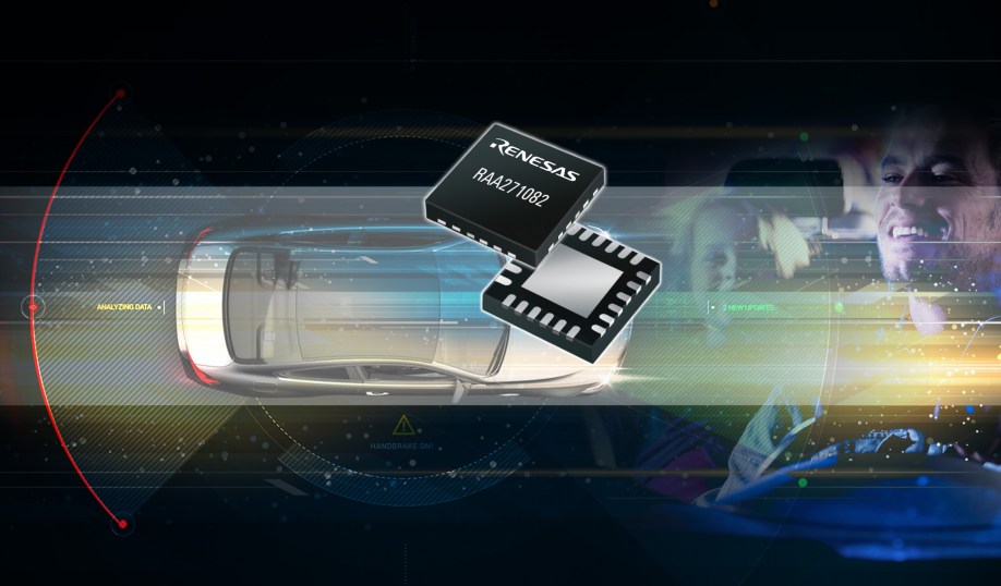 Renesas RAA271082 PMIC for automotive camera applications.