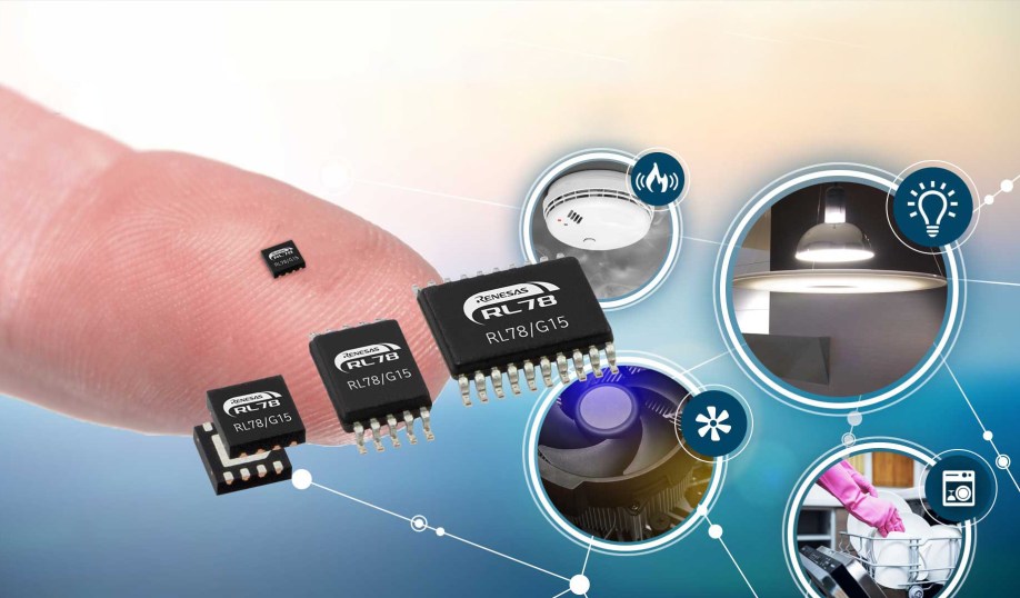 Renesas' RL78/G15 low-power MCU family.