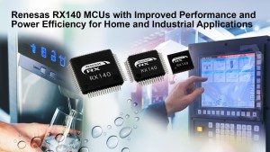 Renesas RX140 MCUs