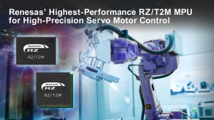 Industrial applications for Renesas RZ/T2M motor-control MPUs.