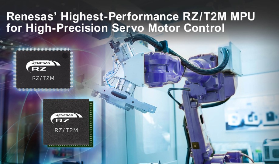 Industrial applications for Renesas RZ/T2M motor-control MPUs.