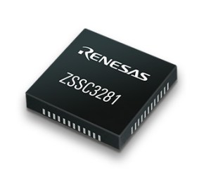 Renesas' ZSSC3281 sensor signal conditioning IC.