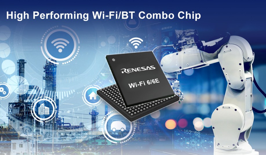 Renesas Wi-Fi/Bluetooth combo chip.