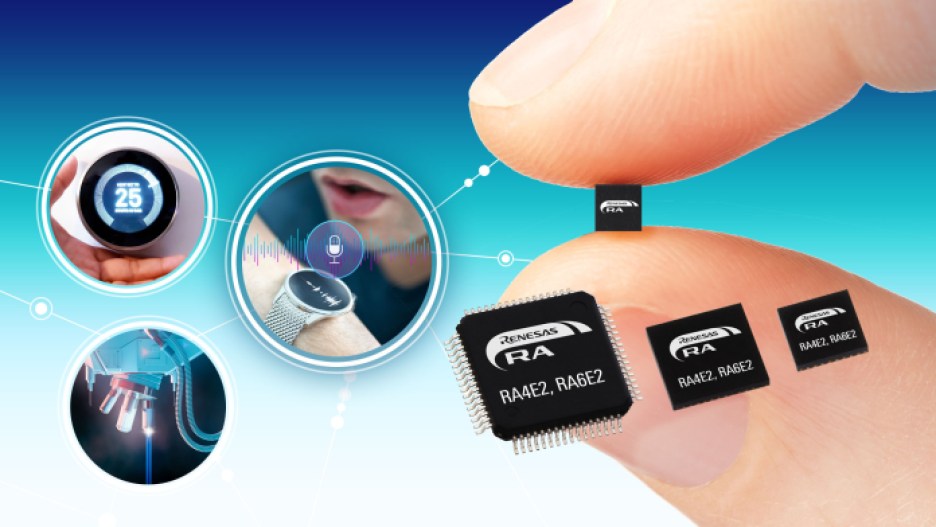 Renesas’s RA4E2 and RA6E2 MCUs.