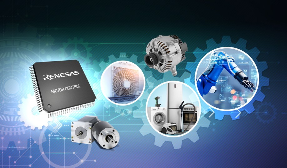 Renesas’ RA4T1 and RA6T3 motor control MCUs for home appliance, industrial equipment and building/office automation applications.