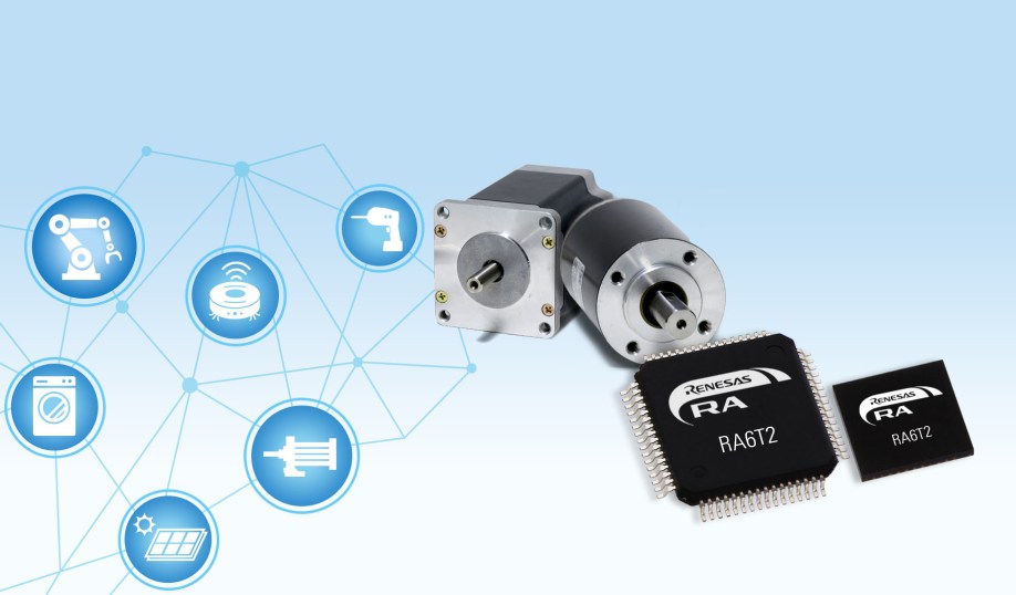Renesas RA6T2 MCUs for motor control
