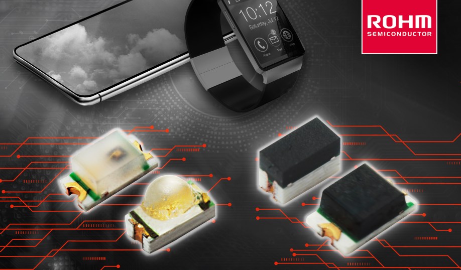 Rohm Semiconductor's SWIR LED and photodiodes for portable and wearable applications.