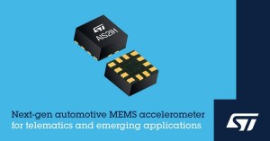 ST AIS2IH automotive MEMS accelerometer