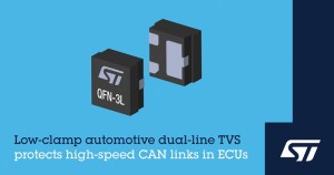 STMicroelectronics automotive transient voltage suppressor