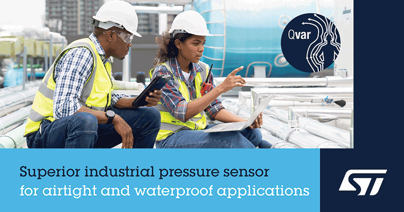 STMicroelectronics' ILPS28QSW waterproof pressure sensor.