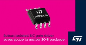 STMicroelectronics STGAP2SiCSN isolated SiC gate driver